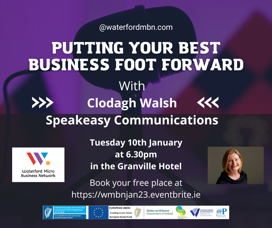 Clodagh Walsh 'Putting your Best Business Foot Forward'
